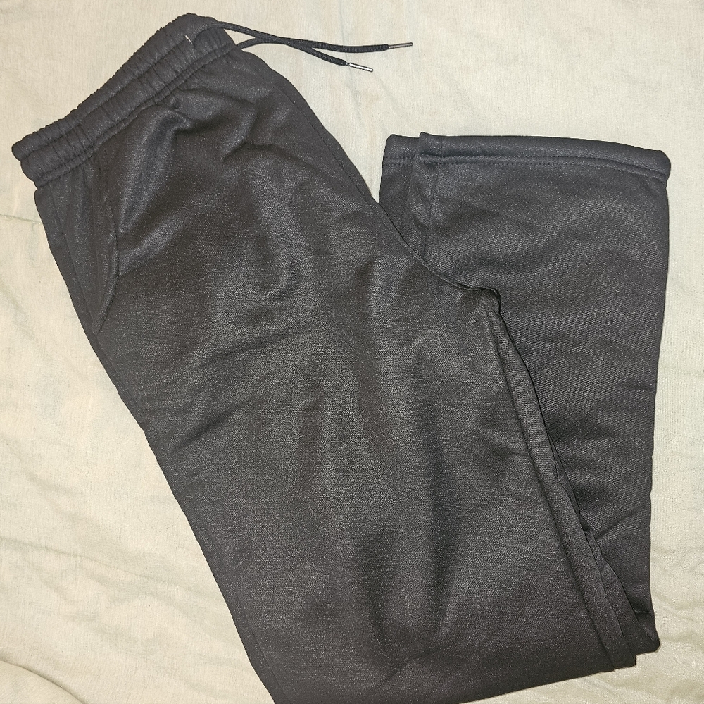 Black  Fleece Lining Jogger Pants